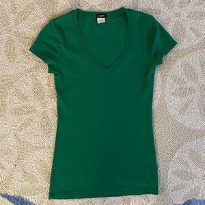 Jcrew V-neck Cotton Shirt - Size XS